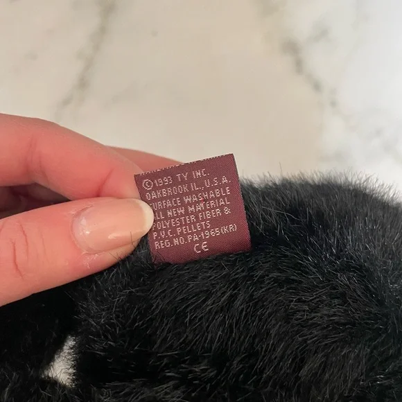 Vtg Ivan The Black Bear Ty Attic Treasure Collection - Picture 4 of 5